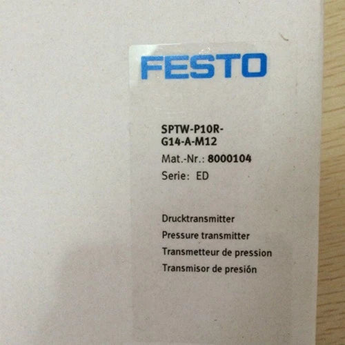 Festo SPTW-P10R-G14-A-M12 8000104 Pressure Sensor One SPTWP10RG14AM12