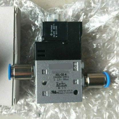 One Festo CPE14-M1BH-3GL-QS-8 196888 Solenoid Valve Free Shipping