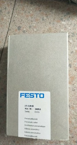 Festo J-5-3/8-B 14953 Solenoid Valve One Free Shipping J53/8B