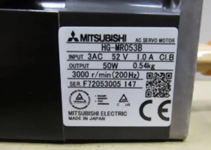 Mitsubishi HG-MR053B Servo Motor 1PC ping HG-MR053B