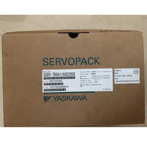 Yaskawa SGDV-7R6A11A002000 Servo Drive 1PC SGDV7R6A11A002000