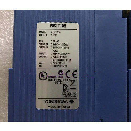 Yokogawa F3YP22-0P PLC Module 1PC ping F3YP220P