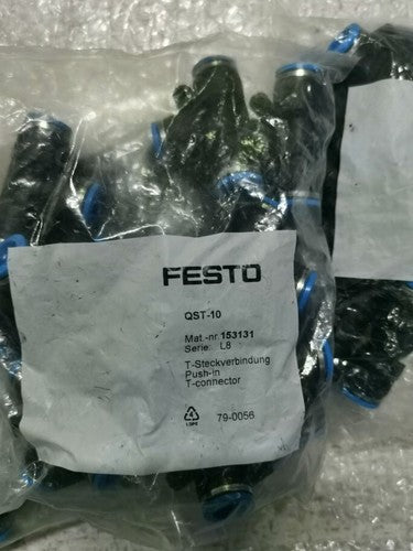 10PCS/1bag Festo QST-10 153131 Connector Free Shipping QST10