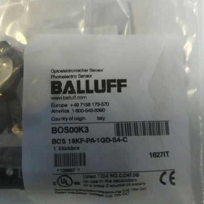 BALLUFF BOS 18KF-PA-1QD-S4-C Photoelectric Switch One Free Shipping