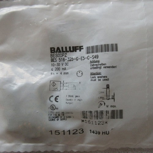 BALLUFF BES 516-325-G-E5-C-S49 Sensor One Free Shipping