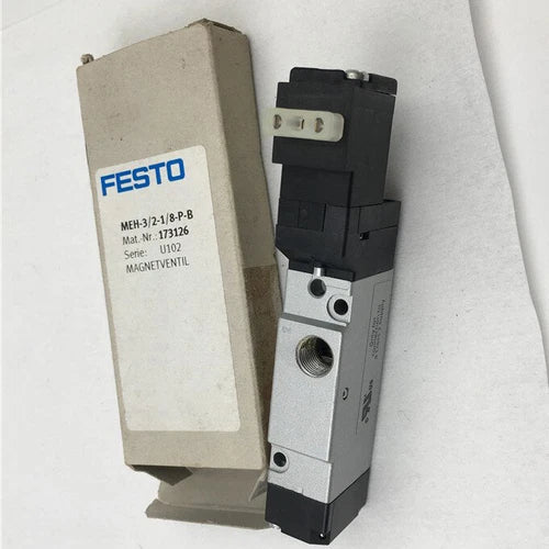 1PC Festo MEH-3/2-1/8-P-B 173126 Solenoid Valve MEH3/21/8PB Free Shipping