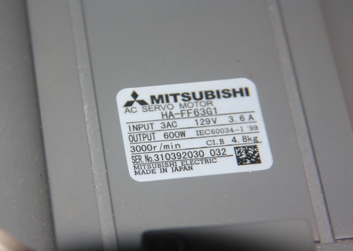 Mitsubishi HA-FF63G1 Servo Motor 1PC HAFF63G1 ping