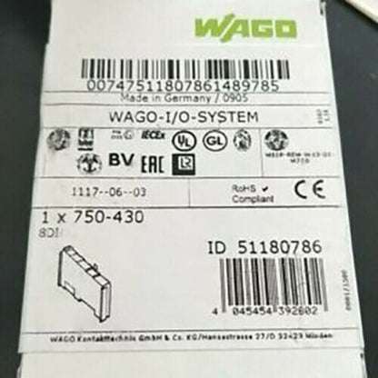 1PC Wago 750-430 PLC Module  Free Shipping 750430