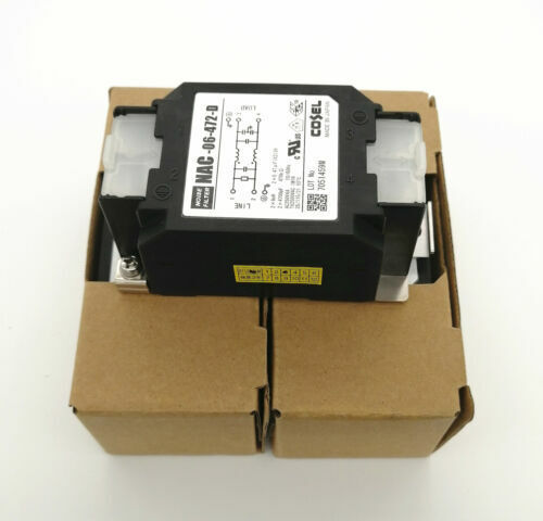 1pc NAC-06-472-D COSEL single-phase Power Filter 6A Rail Mounting 150KHz～1MHz