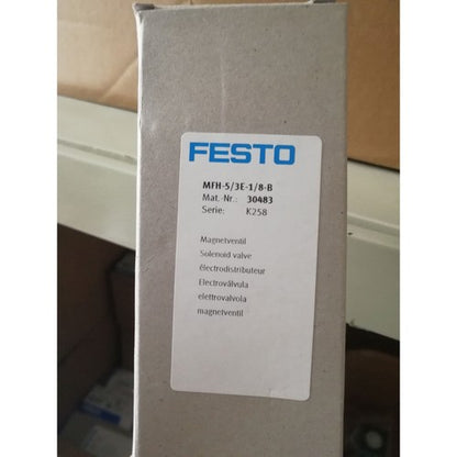 Festo MFH-5/3E-1/8-B 30483 Solenoid Valve One ping MFH5/3E1/8B