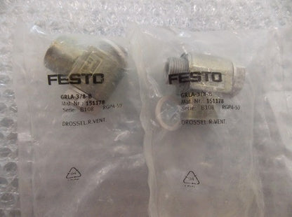 Festo GRLA-3/8-B 151178 Valve One Free Shipping GRLA3/8B