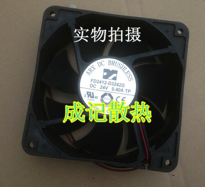 1pcs  ARX DC BRUSHLESS FD2412-D3242G 12038 24V 0.4A Fan