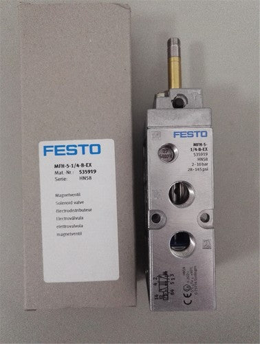 Festo MFH-5-1/4-B-EX 535919 Solenoid Valve One Free Shipping MFH51/4BEX