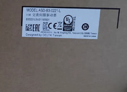 Delta ASD-B3-0221-L Servo Driver One ping ASDB30221L