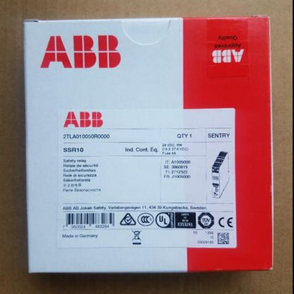 1PC ABB 2TLA010050R0000 Safety Relay 24VDC SSR10 ping
