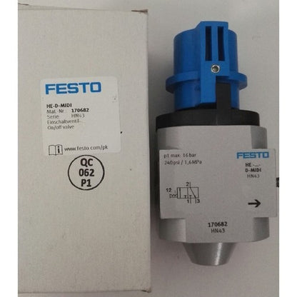Festo HE-D-MIDI 170682 Valve One Free Shipping HEDMIDI