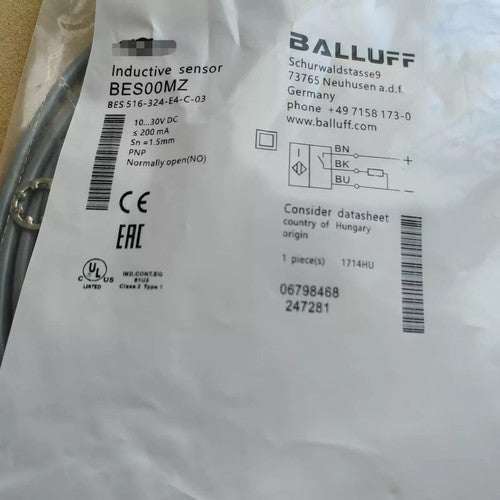 BALLUFF BES 516-324-E4-C-03 Proximity Sensor One Free Shipping