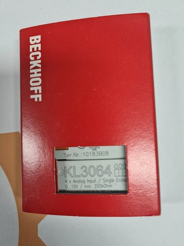 Beckhoff KL3064 PLC Module One ping