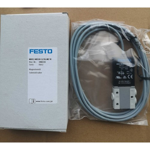 Festo MHE2-MS1H-3/2G-M7-K 196133 Solenoid Valve One MHE2MS1H3/2GM7K