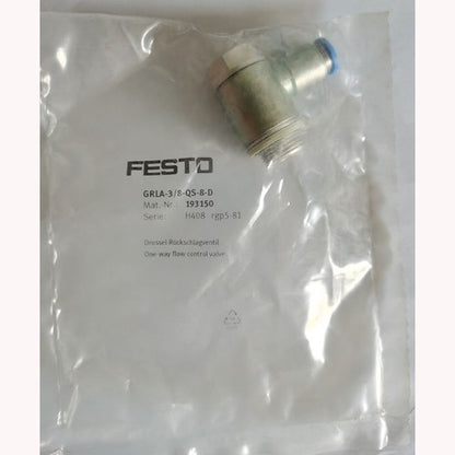 Festo GRLA-3/8-QS-8-D 193150 Valve One Free Shipping GRLA3/8QS8D