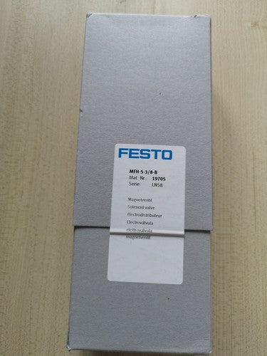 Festo MFH-5-3/8-B 19705 Solenoid Valve One Free Shipping MFH53/8B