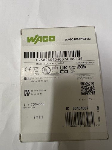 1PC Wago 750-600 Terminal PLC Module Free Shipping 750600