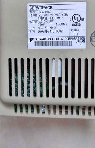 Yaskawa SGDA-08AS Servo Driver 1PC ping SGDA08AS