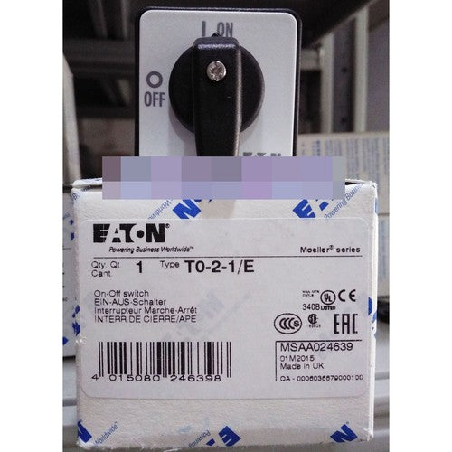 1PC Eaton Moeller T0-2-1/E Load Isolation Switch Free Shipping