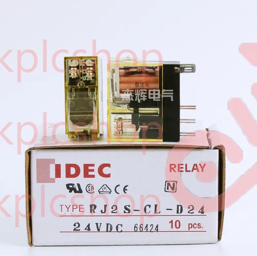 10PCS/1Box IDEC Relays RJ2S-CL-D24 RJ2SCLD24 24VDC In Box