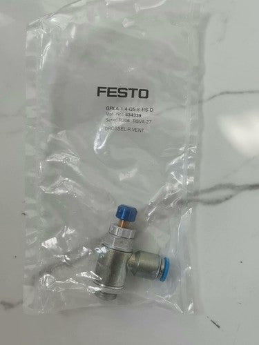 Festo GRLA-1/4-QS-8-RS-D 534339 valve One GRLA1/4QS8RSD Free Shipping