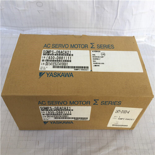 Yaskawa SGMPS-08ACA21 Servo Motor 1PC ping SGMPS08ACA21