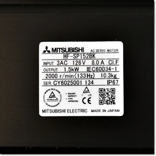 Mitsubishi HF-SP152BK Servo Motor 1PC ping HFSP152BK