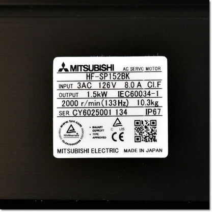Mitsubishi HF-SP152BK Servo Motor 1PC ping HFSP152BK