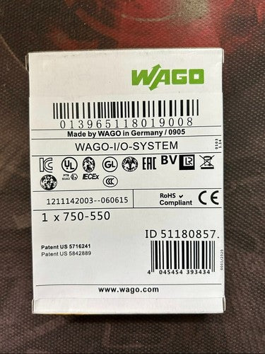 1PC Wago 750-550 PLC Module Free Shipping 750550
