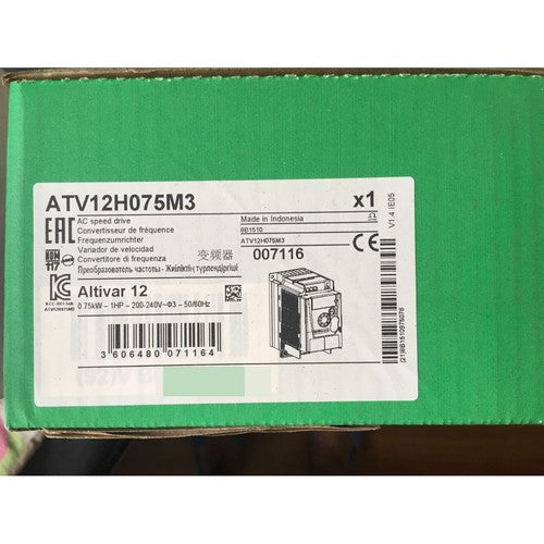 1PC Schneider ATV12H075M3 Inverter 220V 0.75KW ping
