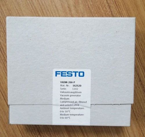 Festo VADM-200-P 162520 Vacuum Generator One VADM200P