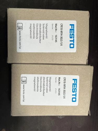Festo CPE18-M1H-3GLS-1/4 163145 Solenoid Valve One CPE18M1H3GLS1/4