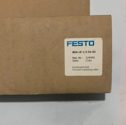 Festo MS6-LR-1/2-D6-AS pressure reducing valve 529991 One