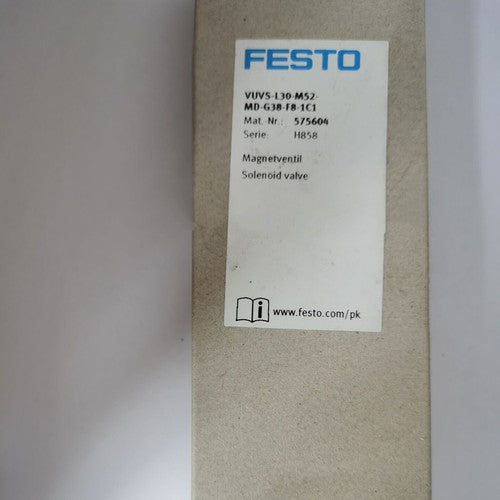 One Festo VUVS-L30-M52-MD-G38-F8-1C1 575604 Solenoid Valve Free Shipping