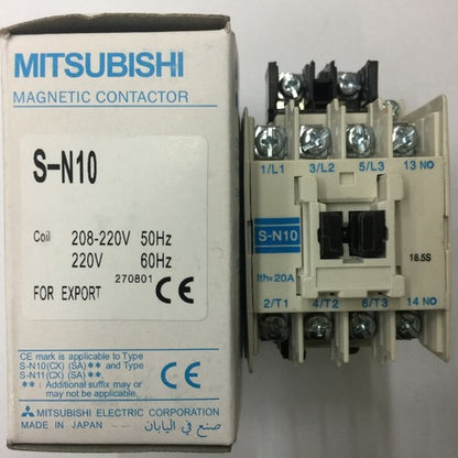 new Mitsubishi S-N10 AC220V Contactor SN10 1PC