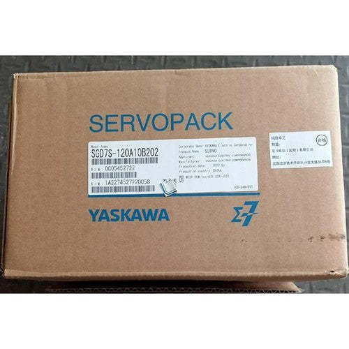 Yaskawa SGD7S-120A10B202 Servo Driver 1PC ping SGD7S120A10B20