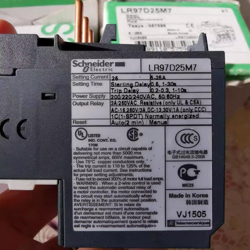 1PC Schneider LR97D25M7 Overload Relay Free Shipping