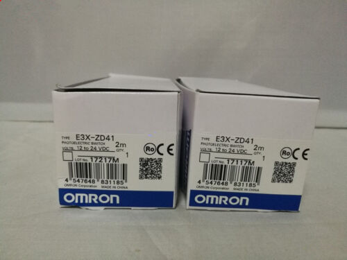 Omron E3X-ZD41 Photoelectric Switch 12-24VDC - New in Box - OMRON