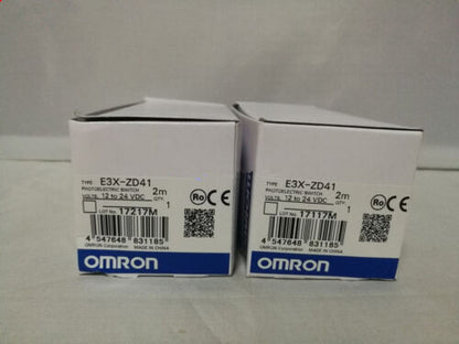Omron E3X-ZD41 Photoelectric Switch 12-24VDC - New in Box - OMRON