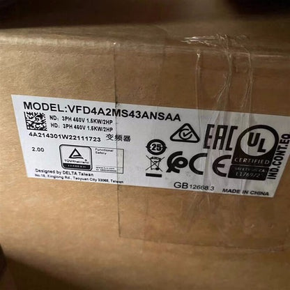 1PC Delta VFD4A2MS43ANSAA Three-Phase 380v 1.5kw Control Inverter