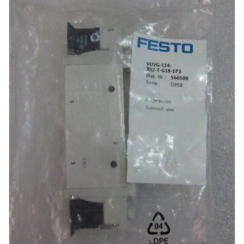 new Festo VUVG-L14-B52-T-G18-1P3 566500 Solenoid Valve One
