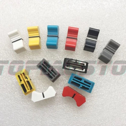 12PCS For MG124CX Allen & Heath Soundcraft Straight Slide Fader Knob Cap #au