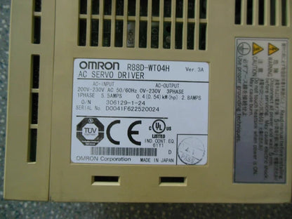 Omron R88D-WT04H Servo Driver One ping R88DWT04H