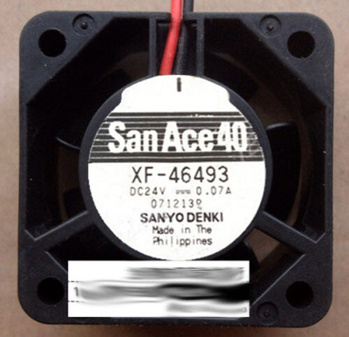 Sanyo XF-46493 24V 0.07A 4020 4CM 2-wire inverter fan
