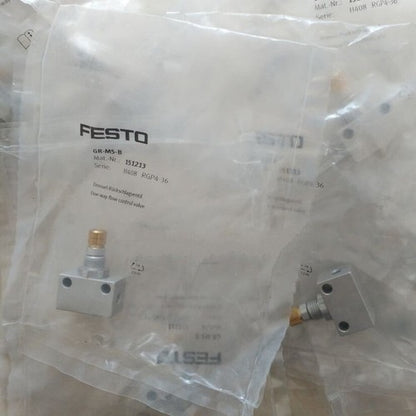 Festo GR-M5-B 151213 Flow Control Valve One Free Shipping GRM5B